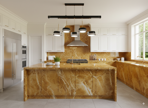 لوستر آویز اشپزخانه ۵شعله مشکی