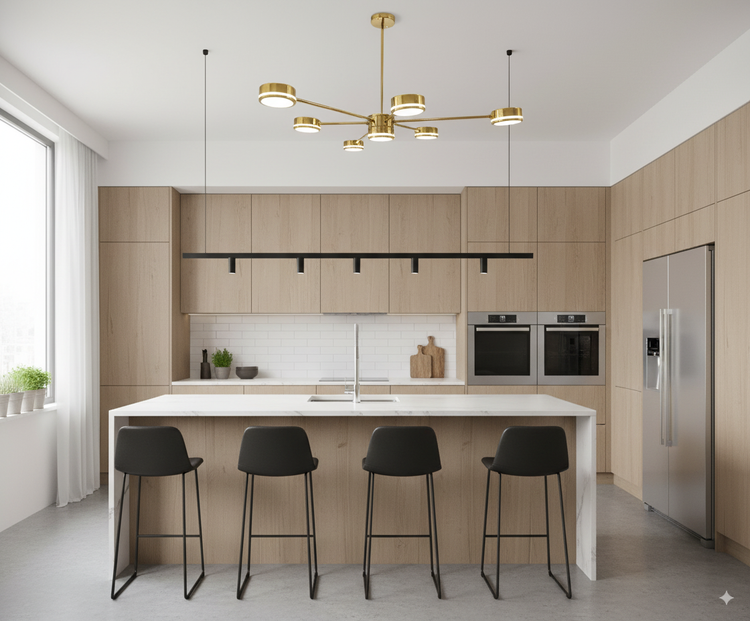 لوستر مدرن – خرید لوستر شیک و مینیمال با نوردهی عالی