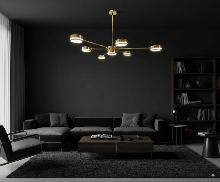 لوستر مدرن – خرید لوستر شیک و مینیمال با نوردهی عالی